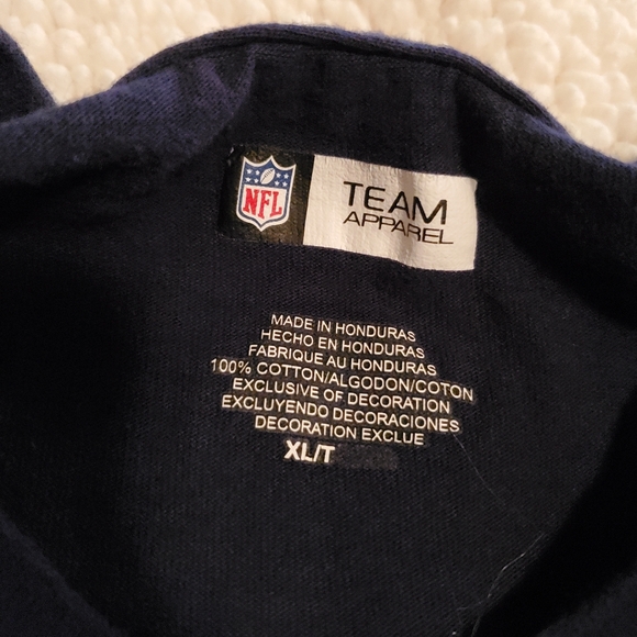 NFL Chicago Bears navy blue t-shirt. Size XL/T - Picture 3 of 4